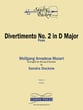 Divertimento No. 2 in D Major-Finale Orchestra sheet music cover